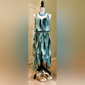 Sexy chiffon high low dress